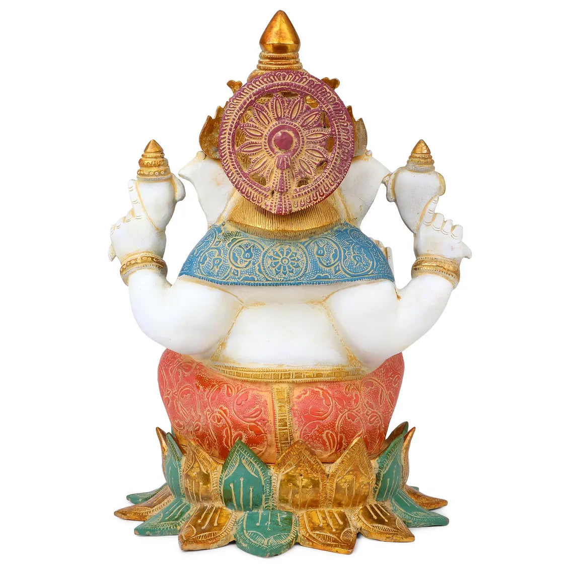 Brass Ganesha Statue 15"