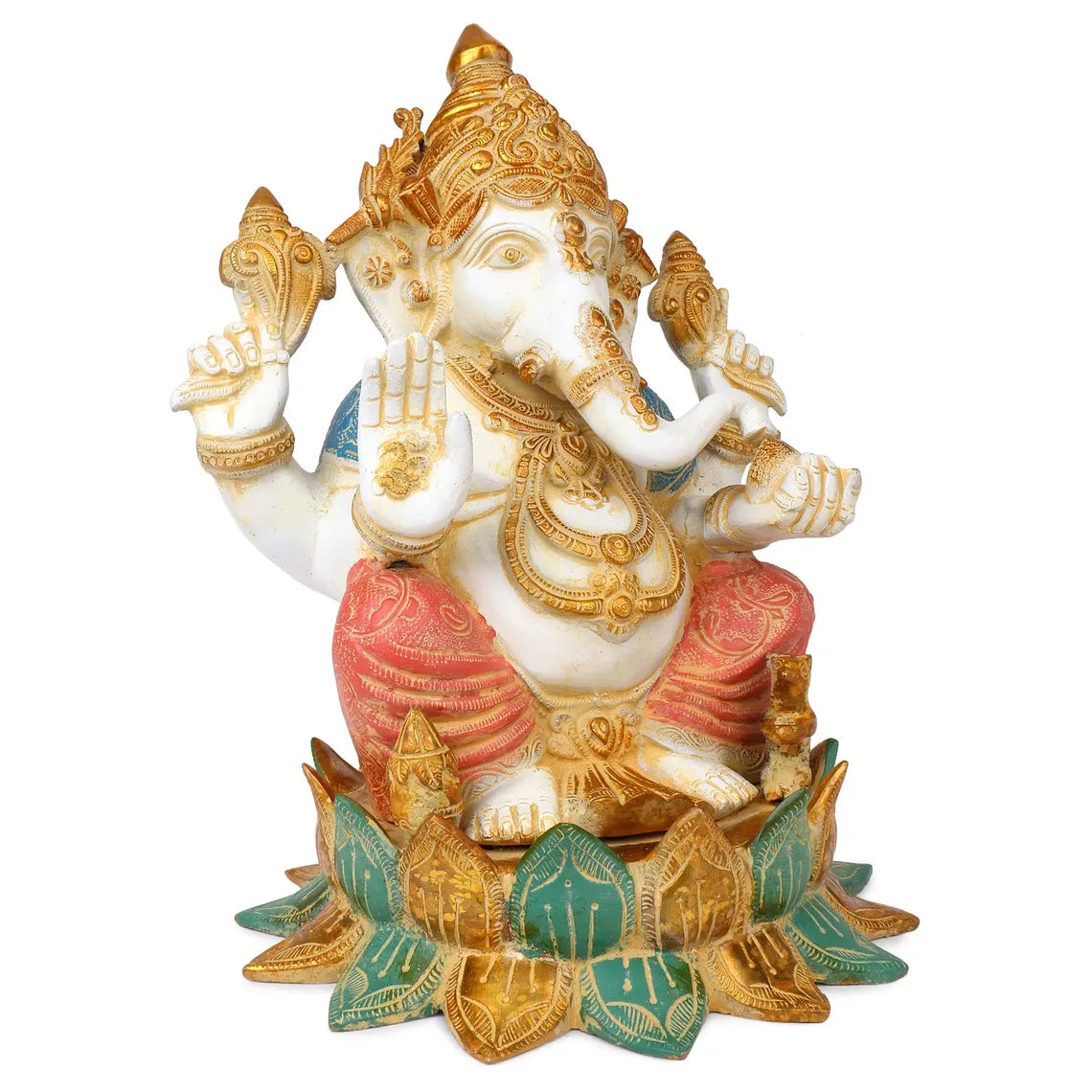 Brass Ganesha Statue 15"