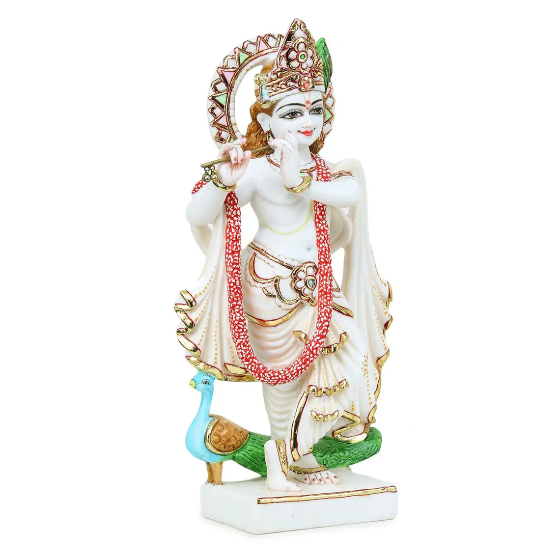 Radha Krishna 15" (Red Mala)