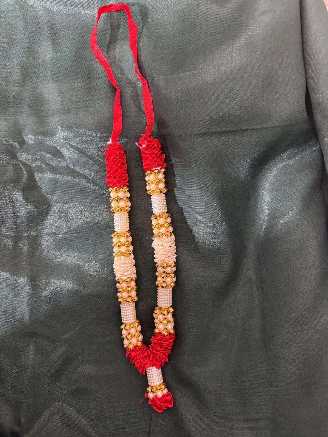 Mini Garland/Mala (Variation - Red & White)