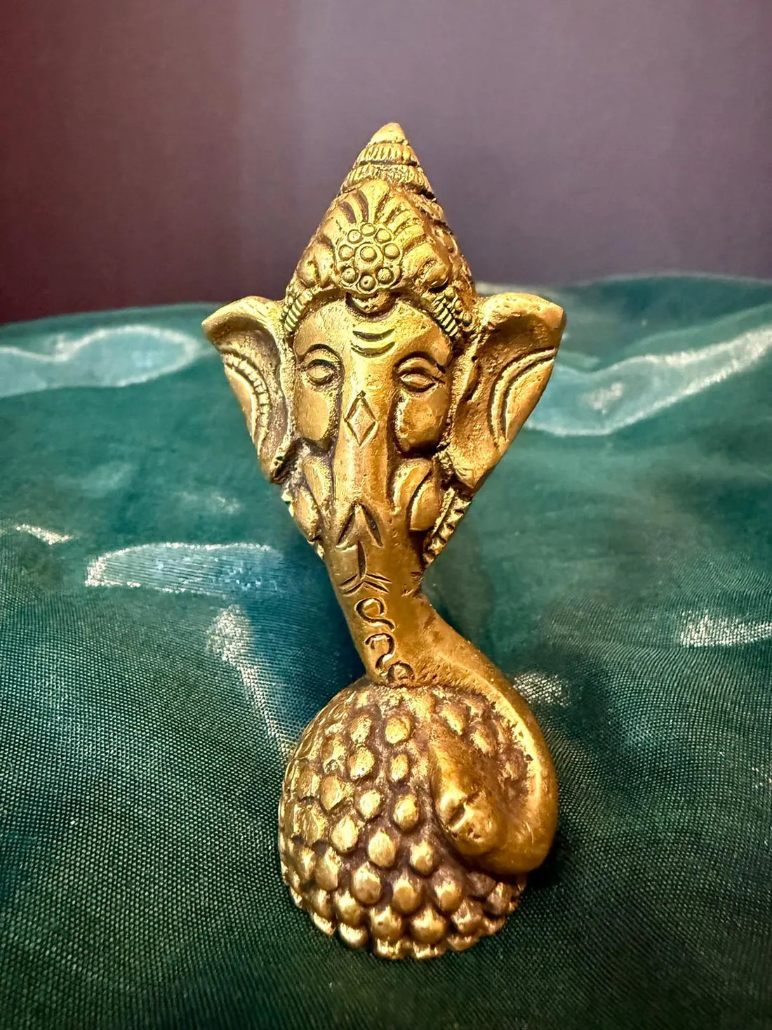 Brass Hindu God Goddess Statues Set Mataji Ganesha Sai Baba Krishna Durga 5-7 Inch 1