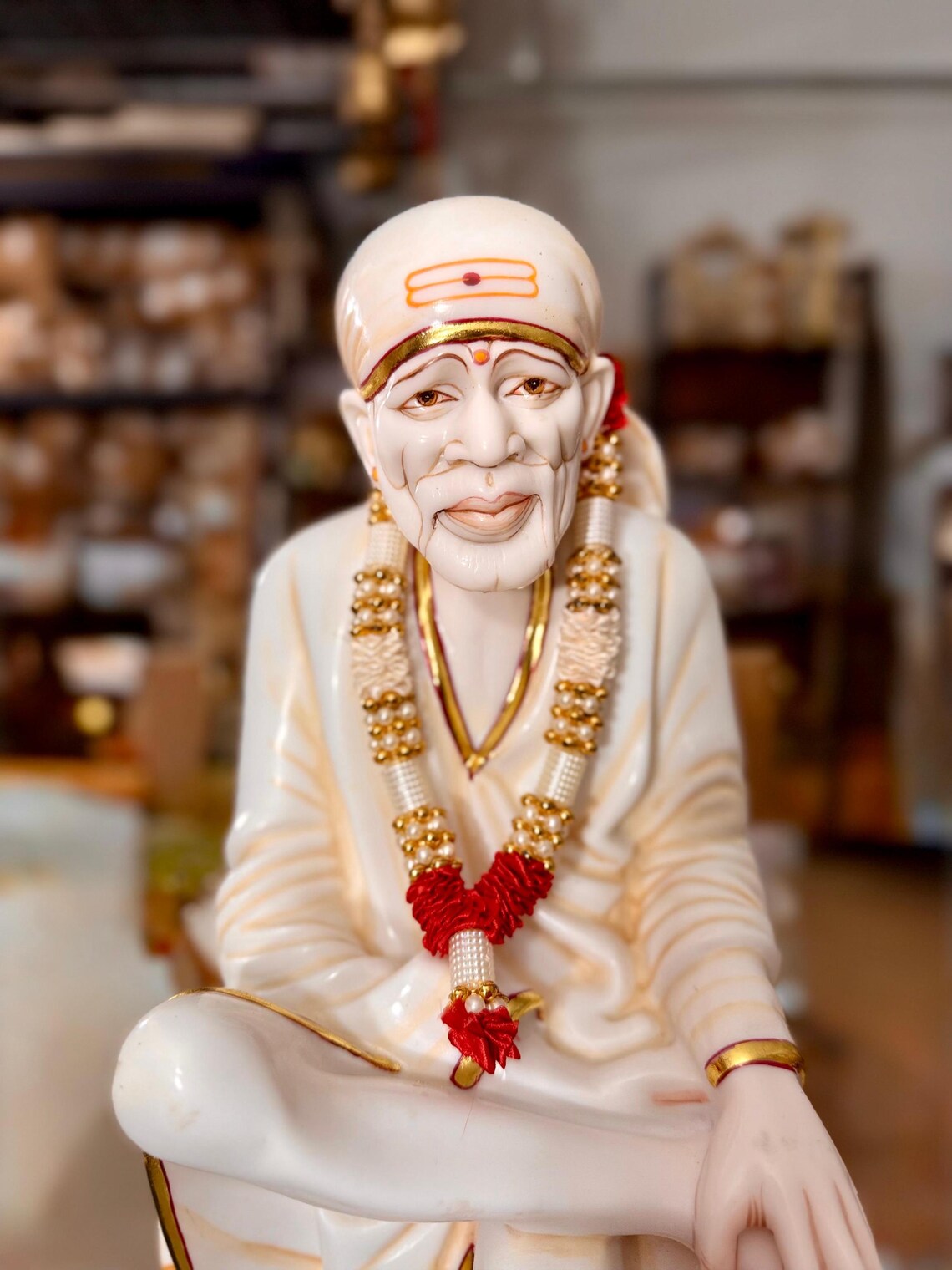 Mini Garland/Mala (Variation - Red & White)