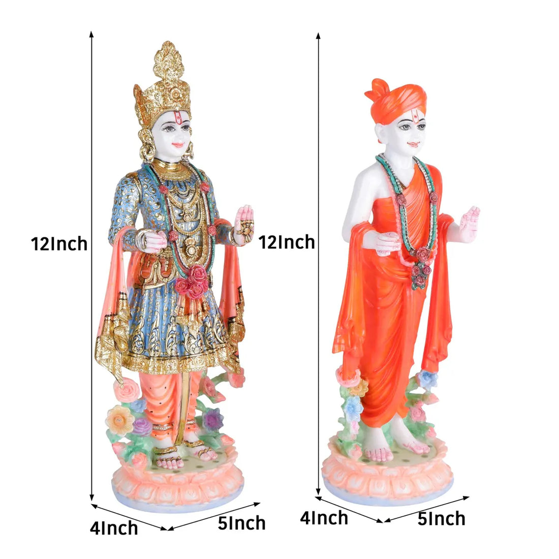 Pure Makrana Cultured Marble Swaminarayan 12 Inch 1