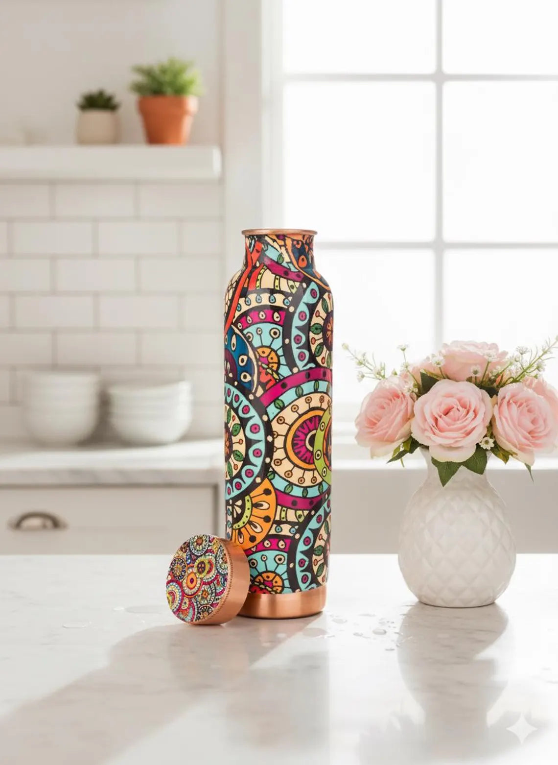 Copper Water Bottle 32 Oz