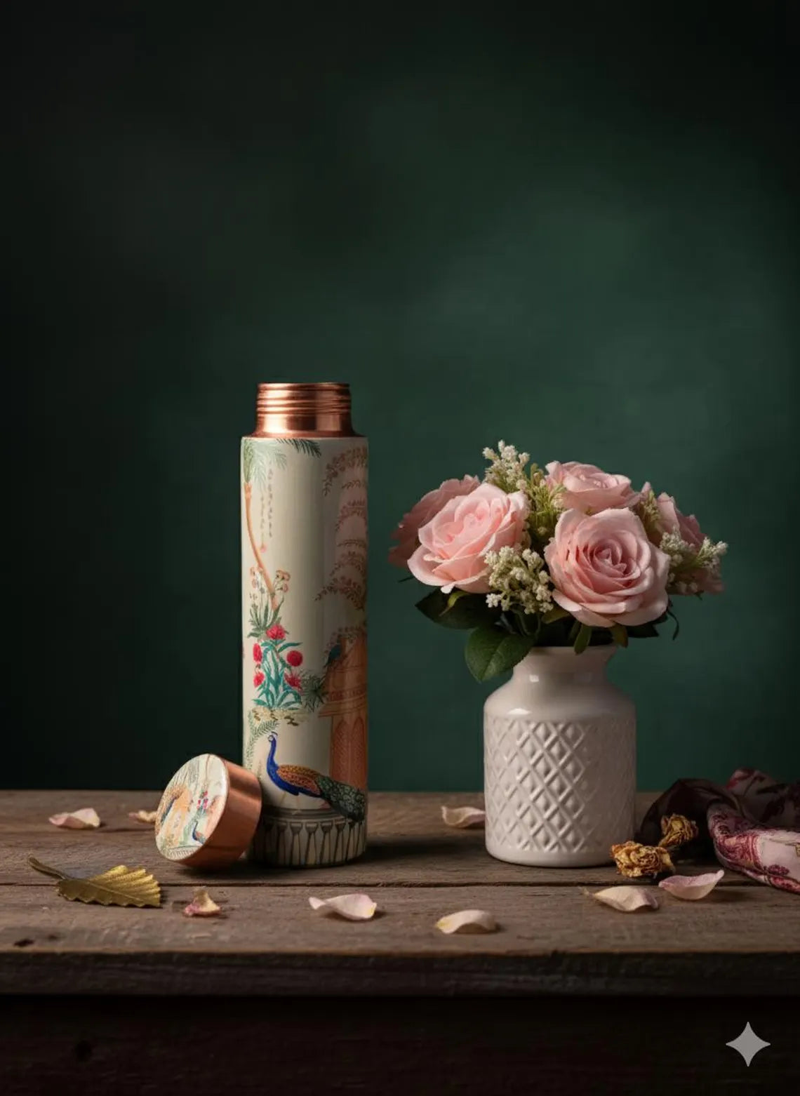 Copper Water Bottle 32 Oz