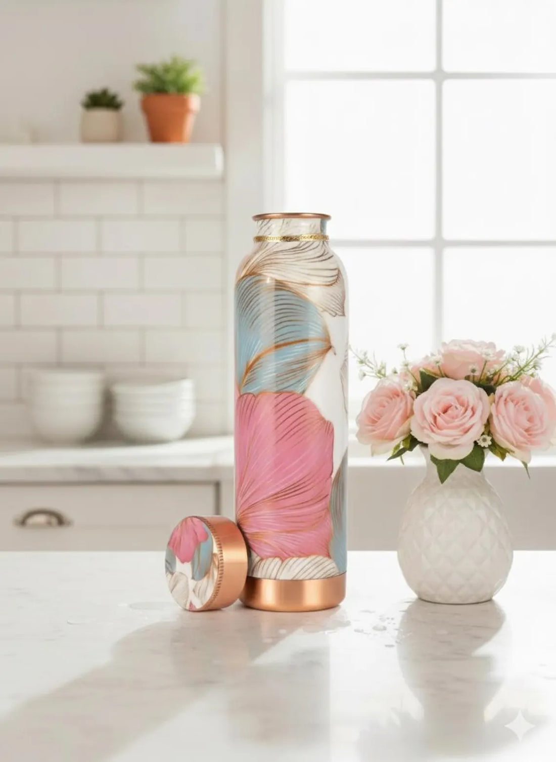 Copper Water Bottle 32 Oz