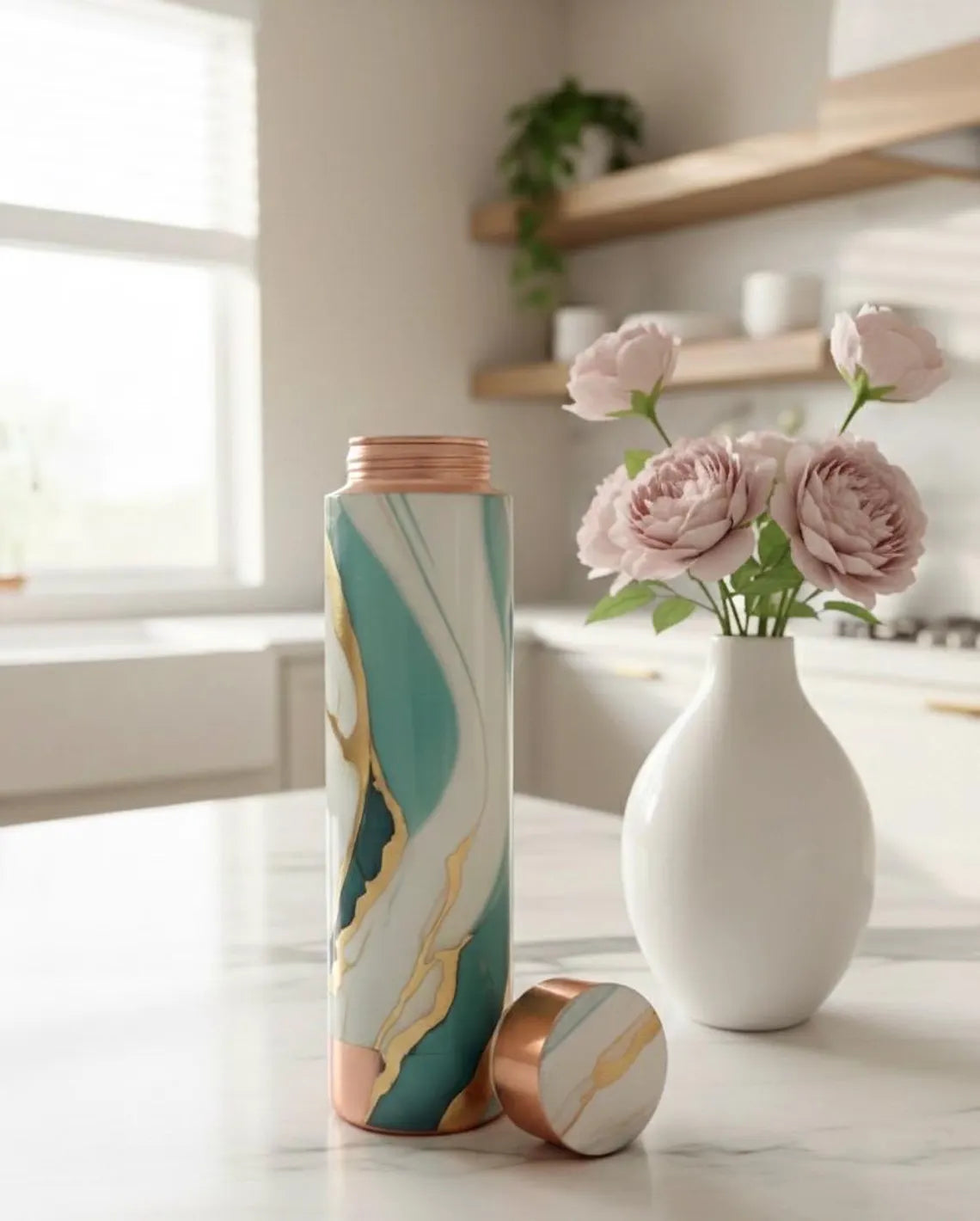 Copper Water Bottle 32 Oz