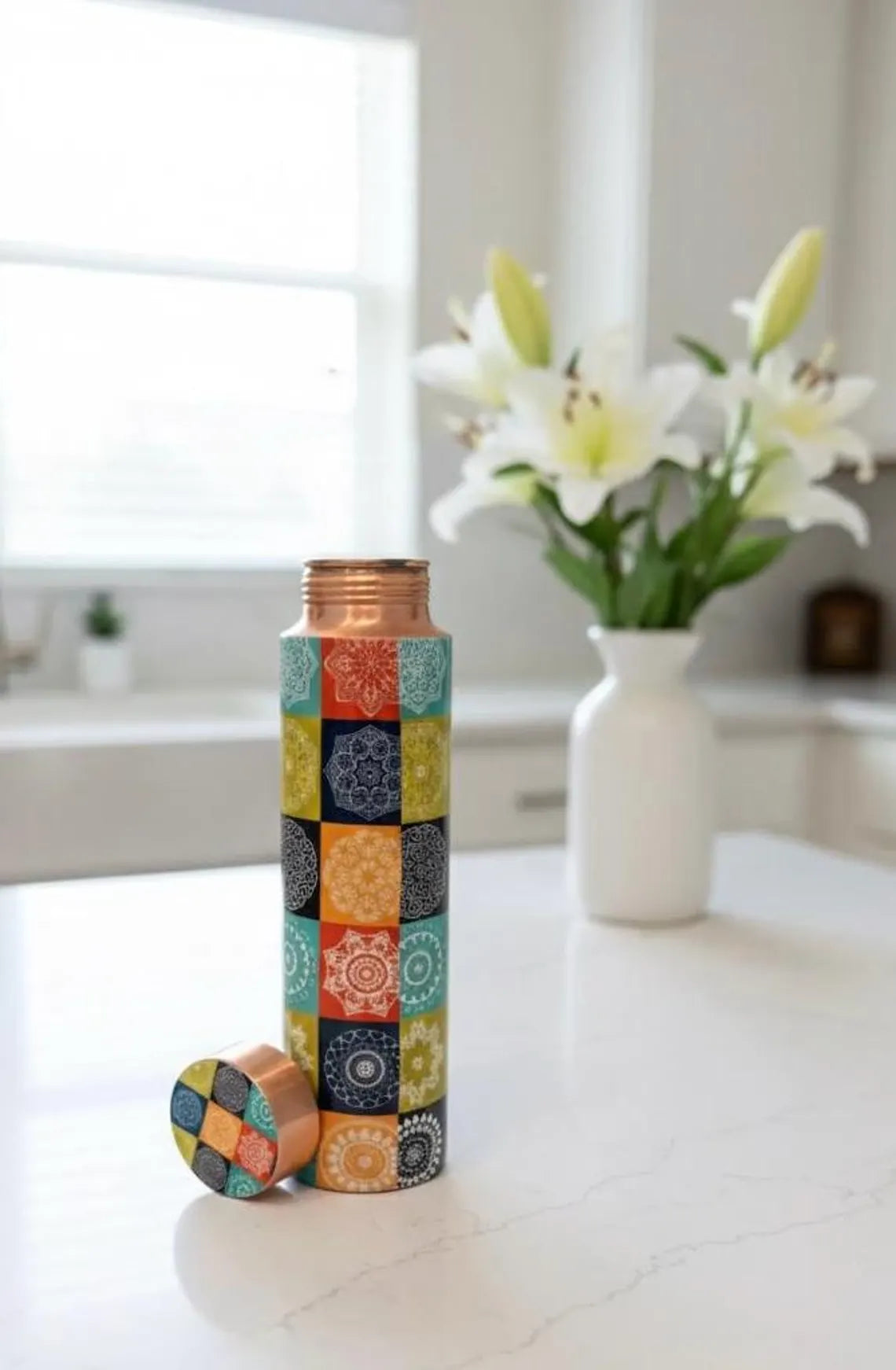 Copper Water Bottle 32 Oz